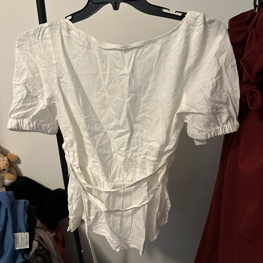 Elegant White Women's Top